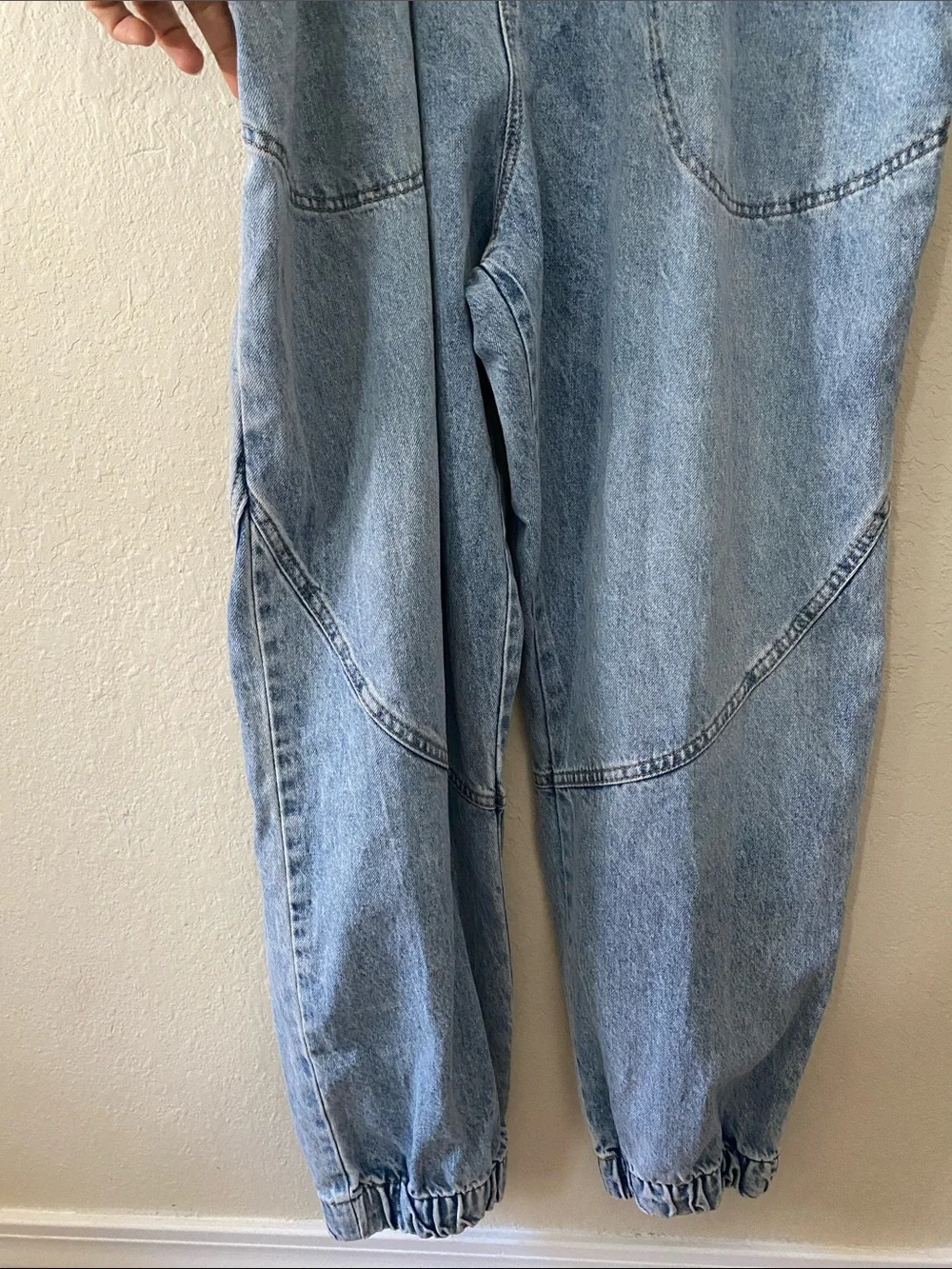 Forever 21 Light Blue Denim Jumpsuit with Pockets! - Picture 6 of 9